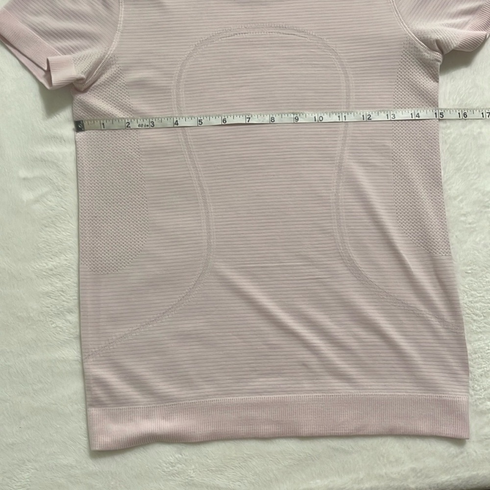 Lululemon Athletica Pink Fitted Short Sleeve Tee - Picture 8 of 9